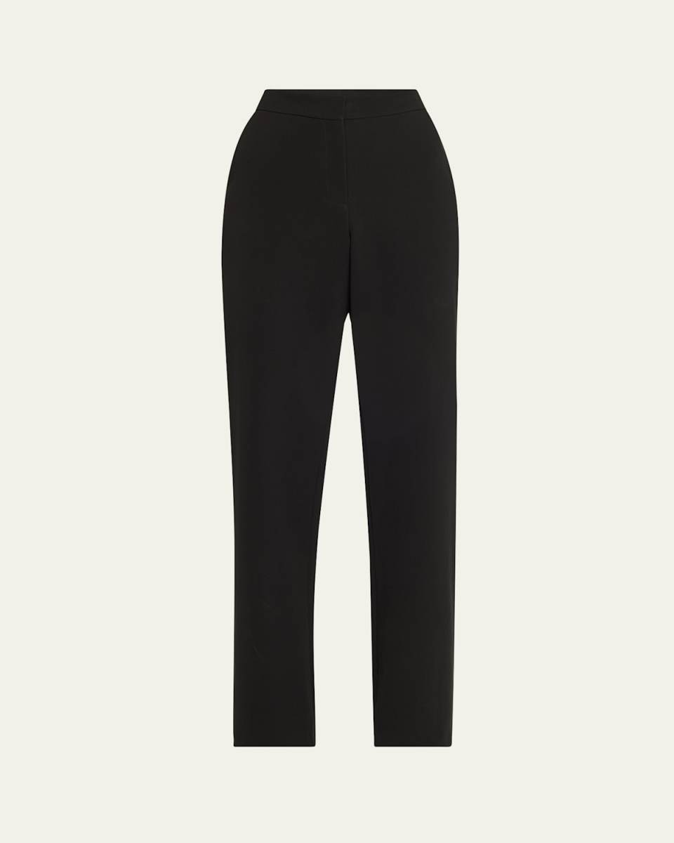 Saint Marks Flared Contrast-Trim Pants
